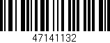 Código de barras (EAN, GTIN, SKU, ISBN): '47141132'