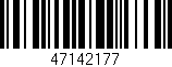 Código de barras (EAN, GTIN, SKU, ISBN): '47142177'