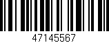 Código de barras (EAN, GTIN, SKU, ISBN): '47145567'