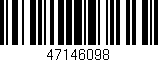 Código de barras (EAN, GTIN, SKU, ISBN): '47146098'