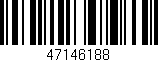 Código de barras (EAN, GTIN, SKU, ISBN): '47146188'