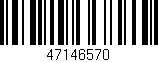 Código de barras (EAN, GTIN, SKU, ISBN): '47146570'