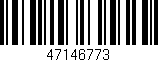 Código de barras (EAN, GTIN, SKU, ISBN): '47146773'