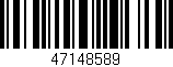 Código de barras (EAN, GTIN, SKU, ISBN): '47148589'