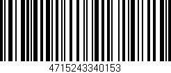 Código de barras (EAN, GTIN, SKU, ISBN): '4715243340153'
