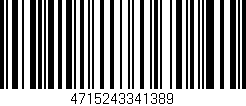 Código de barras (EAN, GTIN, SKU, ISBN): '4715243341389'