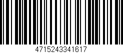 Código de barras (EAN, GTIN, SKU, ISBN): '4715243341617'