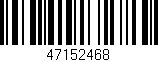 Código de barras (EAN, GTIN, SKU, ISBN): '47152468'