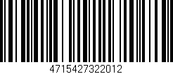 Código de barras (EAN, GTIN, SKU, ISBN): '4715427322012'