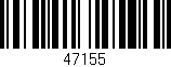 Código de barras (EAN, GTIN, SKU, ISBN): '47155'