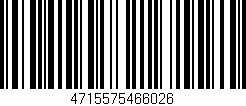 Código de barras (EAN, GTIN, SKU, ISBN): '4715575466026'