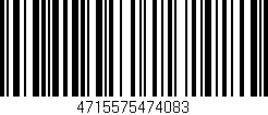 Código de barras (EAN, GTIN, SKU, ISBN): '4715575474083'