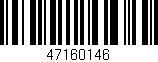 Código de barras (EAN, GTIN, SKU, ISBN): '47160146'