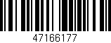 Código de barras (EAN, GTIN, SKU, ISBN): '47166177'