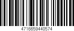 Código de barras (EAN, GTIN, SKU, ISBN): '4716659440574'