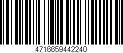 Código de barras (EAN, GTIN, SKU, ISBN): '4716659442240'