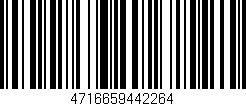 Código de barras (EAN, GTIN, SKU, ISBN): '4716659442264'
