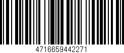 Código de barras (EAN, GTIN, SKU, ISBN): '4716659442271'