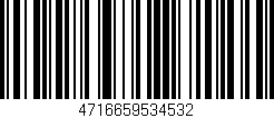 Código de barras (EAN, GTIN, SKU, ISBN): '4716659534532'