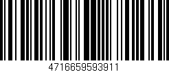 Código de barras (EAN, GTIN, SKU, ISBN): '4716659593911'