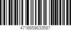 Código de barras (EAN, GTIN, SKU, ISBN): '4716659633587'
