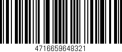 Código de barras (EAN, GTIN, SKU, ISBN): '4716659648321'