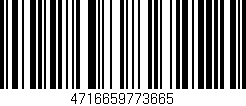 Código de barras (EAN, GTIN, SKU, ISBN): '4716659773665'