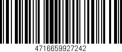 Código de barras (EAN, GTIN, SKU, ISBN): '4716659927242'