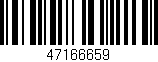 Código de barras (EAN, GTIN, SKU, ISBN): '47166659'
