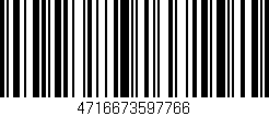 Código de barras (EAN, GTIN, SKU, ISBN): '4716673597766'
