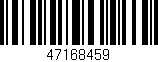 Código de barras (EAN, GTIN, SKU, ISBN): '47168459'