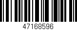 Código de barras (EAN, GTIN, SKU, ISBN): '47168596'