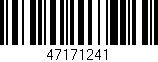 Código de barras (EAN, GTIN, SKU, ISBN): '47171241'