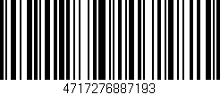 Código de barras (EAN, GTIN, SKU, ISBN): '4717276887193'