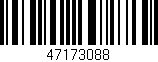 Código de barras (EAN, GTIN, SKU, ISBN): '47173088'