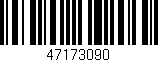 Código de barras (EAN, GTIN, SKU, ISBN): '47173090'