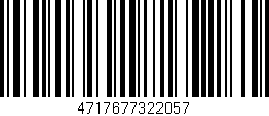 Código de barras (EAN, GTIN, SKU, ISBN): '4717677322057'
