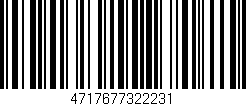 Código de barras (EAN, GTIN, SKU, ISBN): '4717677322231'