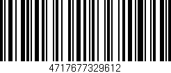 Código de barras (EAN, GTIN, SKU, ISBN): '4717677329612'
