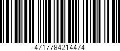 Código de barras (EAN, GTIN, SKU, ISBN): '4717784214474'