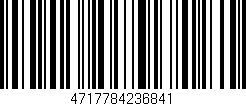 Código de barras (EAN, GTIN, SKU, ISBN): '4717784236841'