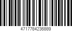 Código de barras (EAN, GTIN, SKU, ISBN): '4717784236889'