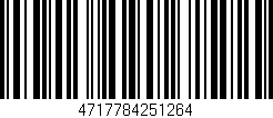 Código de barras (EAN, GTIN, SKU, ISBN): '4717784251264'