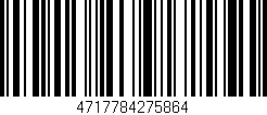Código de barras (EAN, GTIN, SKU, ISBN): '4717784275864'