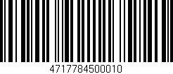 Código de barras (EAN, GTIN, SKU, ISBN): '4717784500010'