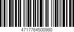 Código de barras (EAN, GTIN, SKU, ISBN): '4717784500980'