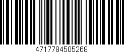 Código de barras (EAN, GTIN, SKU, ISBN): '4717784505268'