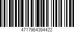 Código de barras (EAN, GTIN, SKU, ISBN): '4717964394422'
