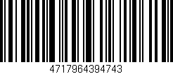 Código de barras (EAN, GTIN, SKU, ISBN): '4717964394743'