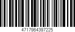 Código de barras (EAN, GTIN, SKU, ISBN): '4717964397225'